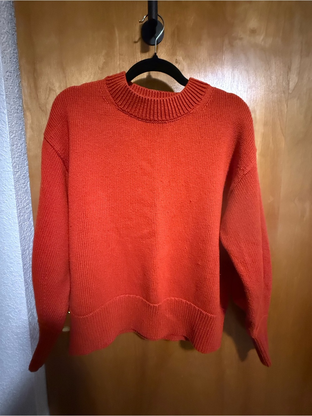 Banana Republic Orange Crewneck Knit Sweater